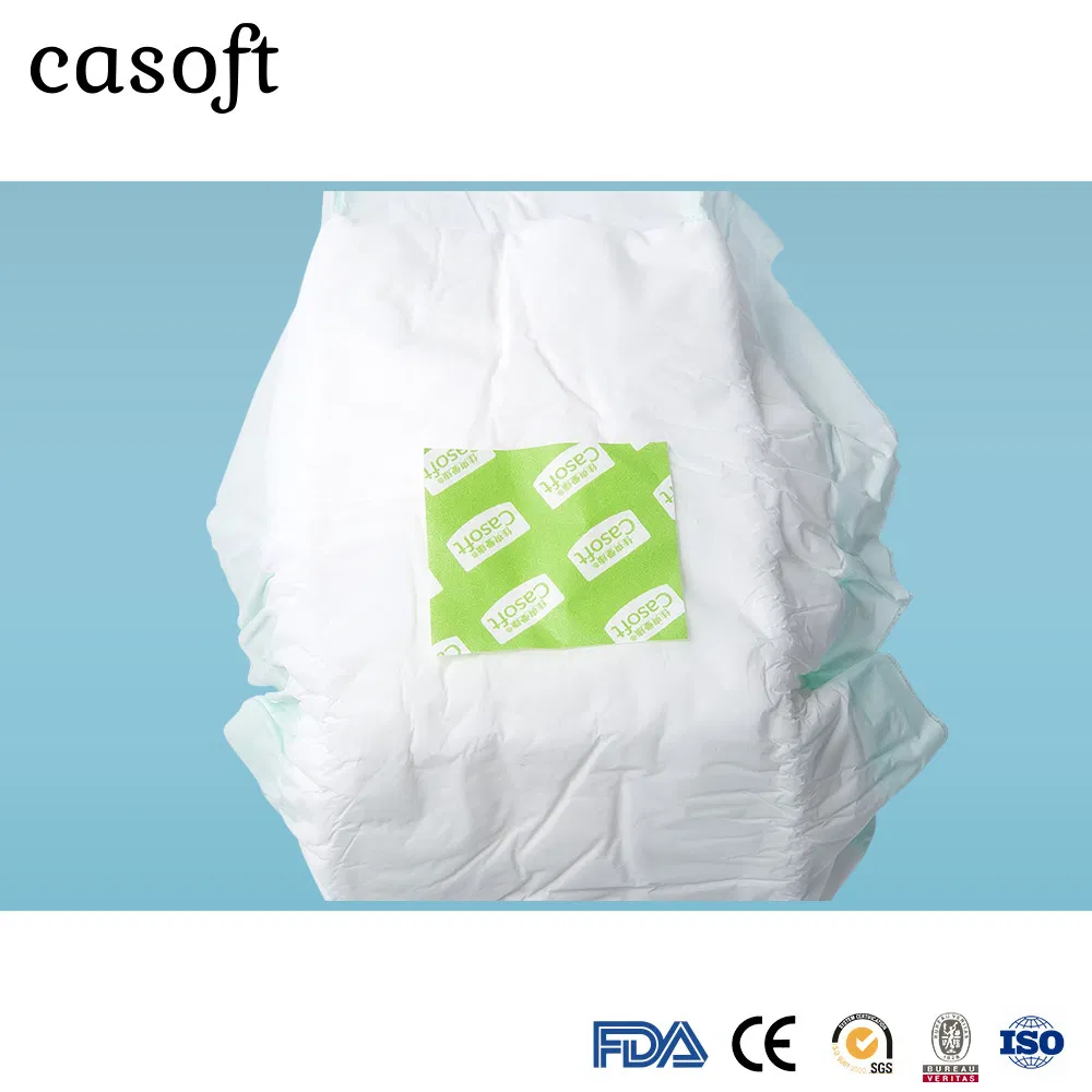 China Factory Wholesale Breathable Soft Dry Adult Nappies with Double Ears
