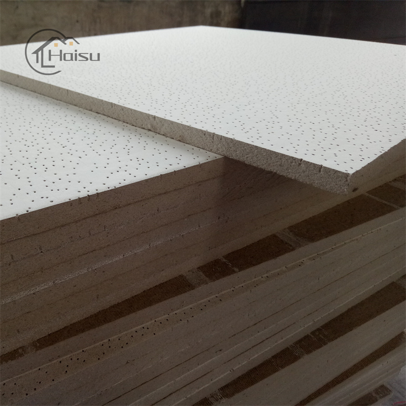 Suspended False Ceiling Board Design Acostics Mineral Fiber Ceiling Sound Absorption Ceilings