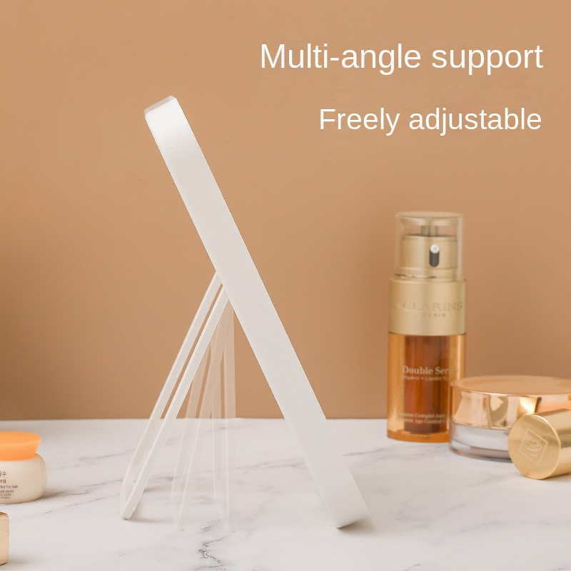 Portable Foldable High-Definition Three-Color LED Desktop Makeup Mirror