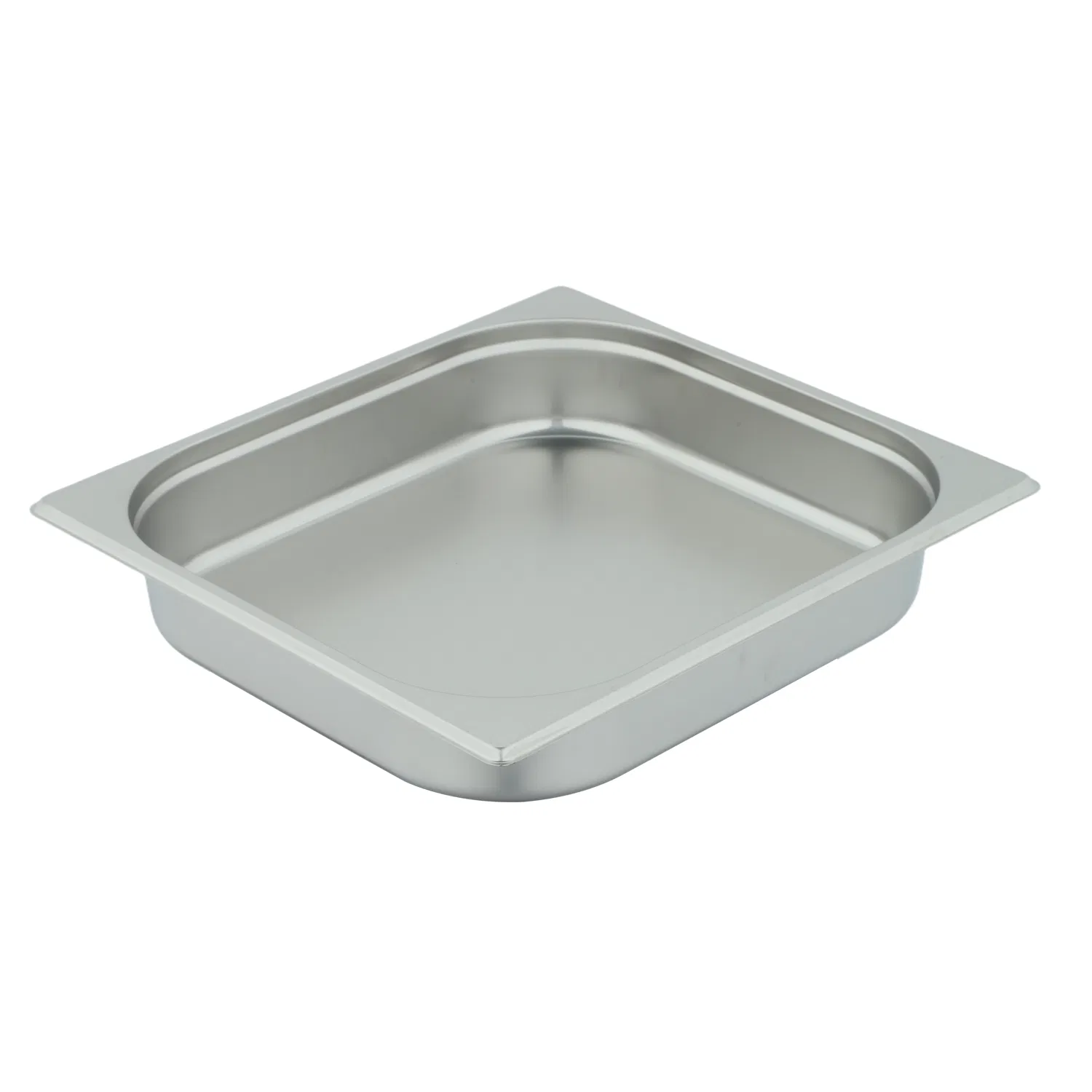 2/1 Gn Pan Restaurant Kitchen Stainless Steel Oven Bowl Roasting Pan