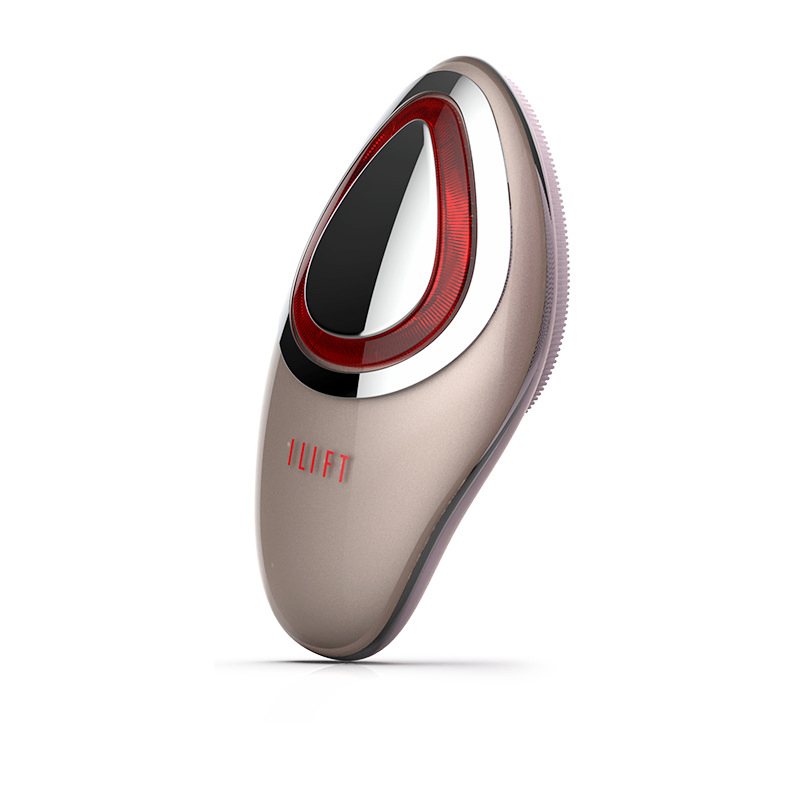 Custom Logo Waterproof LED Light Pore Cleaner Silicone Electric Facial Massager Cleanser