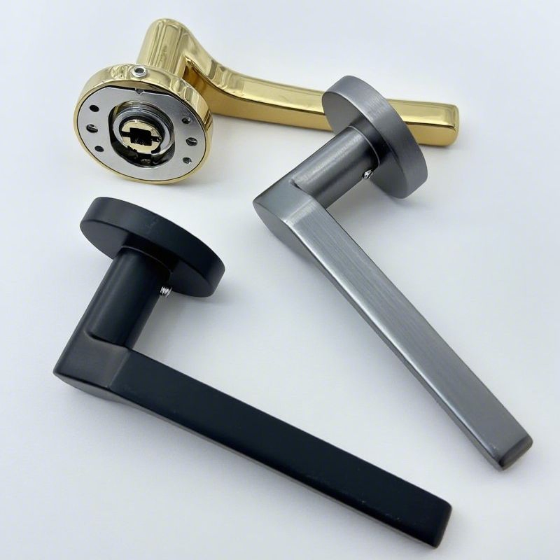 High Quality Modern Stylish Zinc Alloy Door Lock Handle