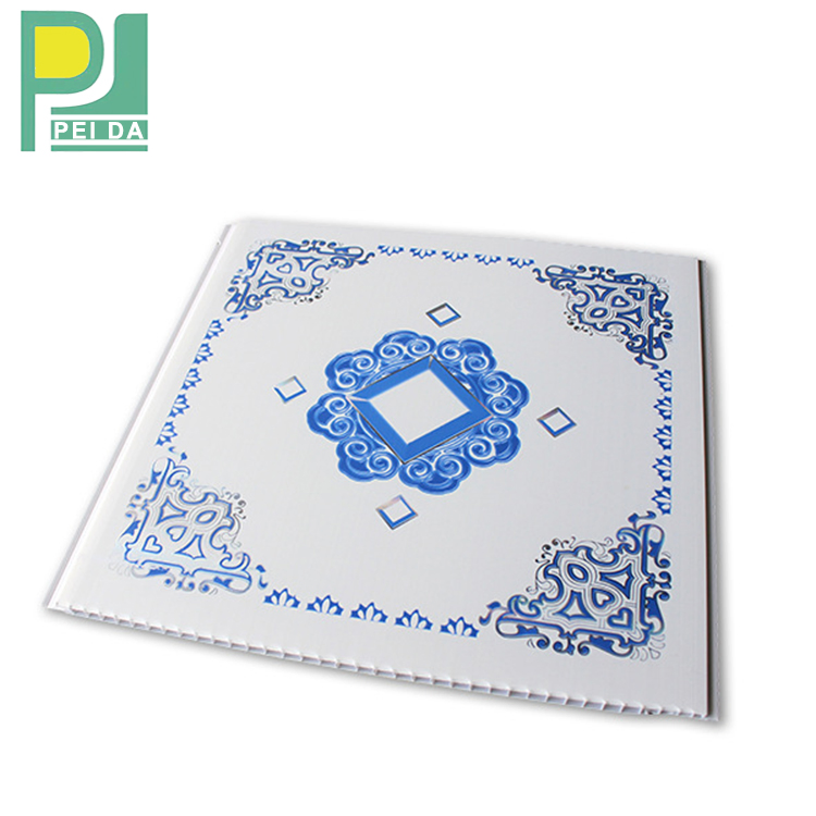 decoration Tonngue and Groove Plastic PVC False Ceiling Sheets 7mm*59.5cm