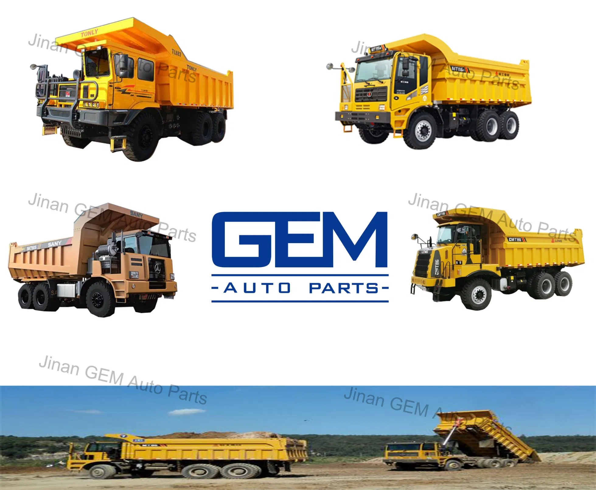 Шланг для самосвалов Tonly 855, 875, 885, LG MG, MT86H, CMT96, Sany, SKT80, SKT90