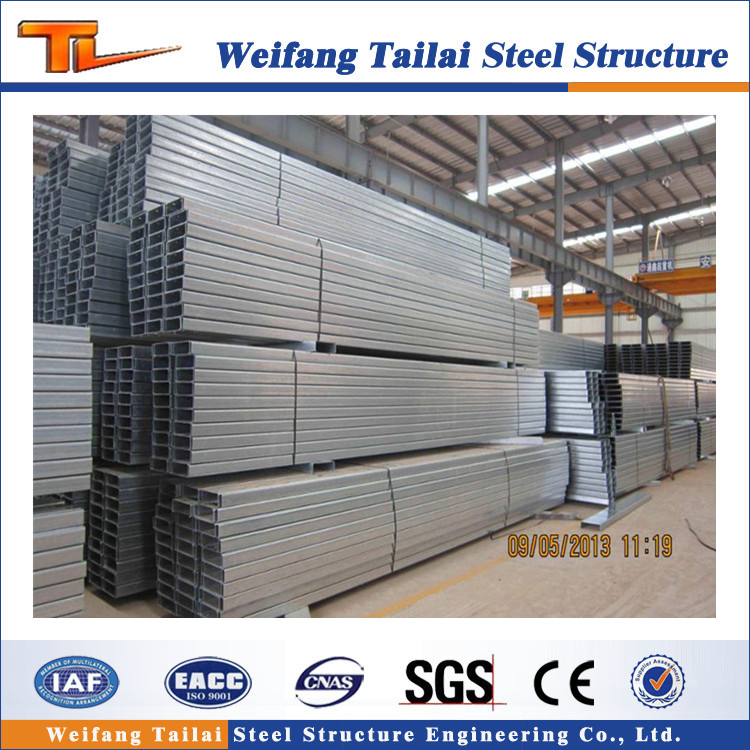 Galvanized Steel Purlin for Steel Structure Building Prefabricated Metal Construction