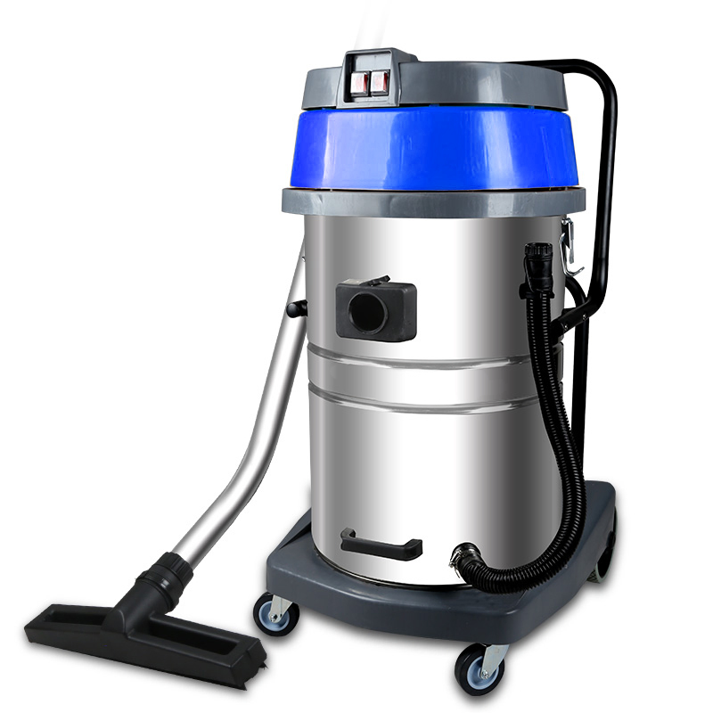 2000W 70L High Power Best Wet and Dry Industrial Stainless Steel Tank Vacuum Cleaner for Hotel Mall Workshop Household