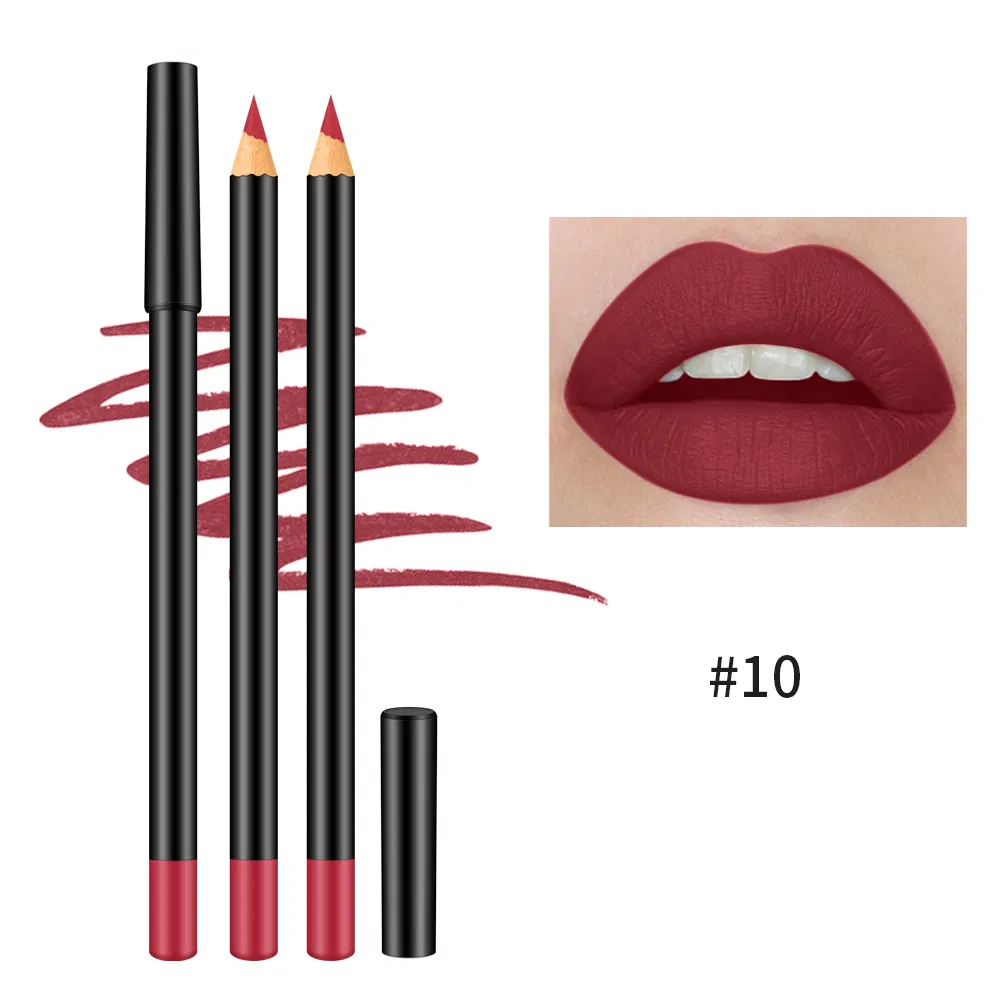 Private Label Cruelty Free Lipliner Pencil Matte Waterproof Long Lasting Lipliner