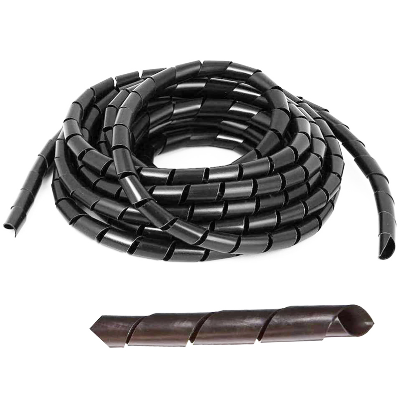 Colorful Rounded PP Spiral Wrap Spiral Hydraulic Hose Protector