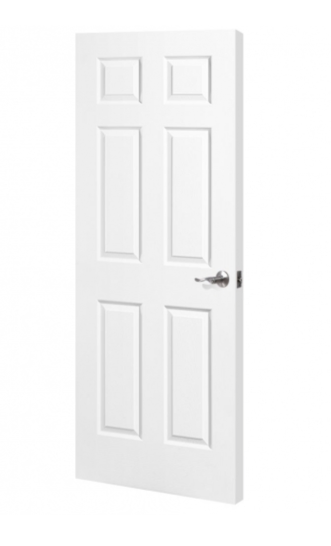 Factory Commercial White Primer HDF Door 700X2100X45mm