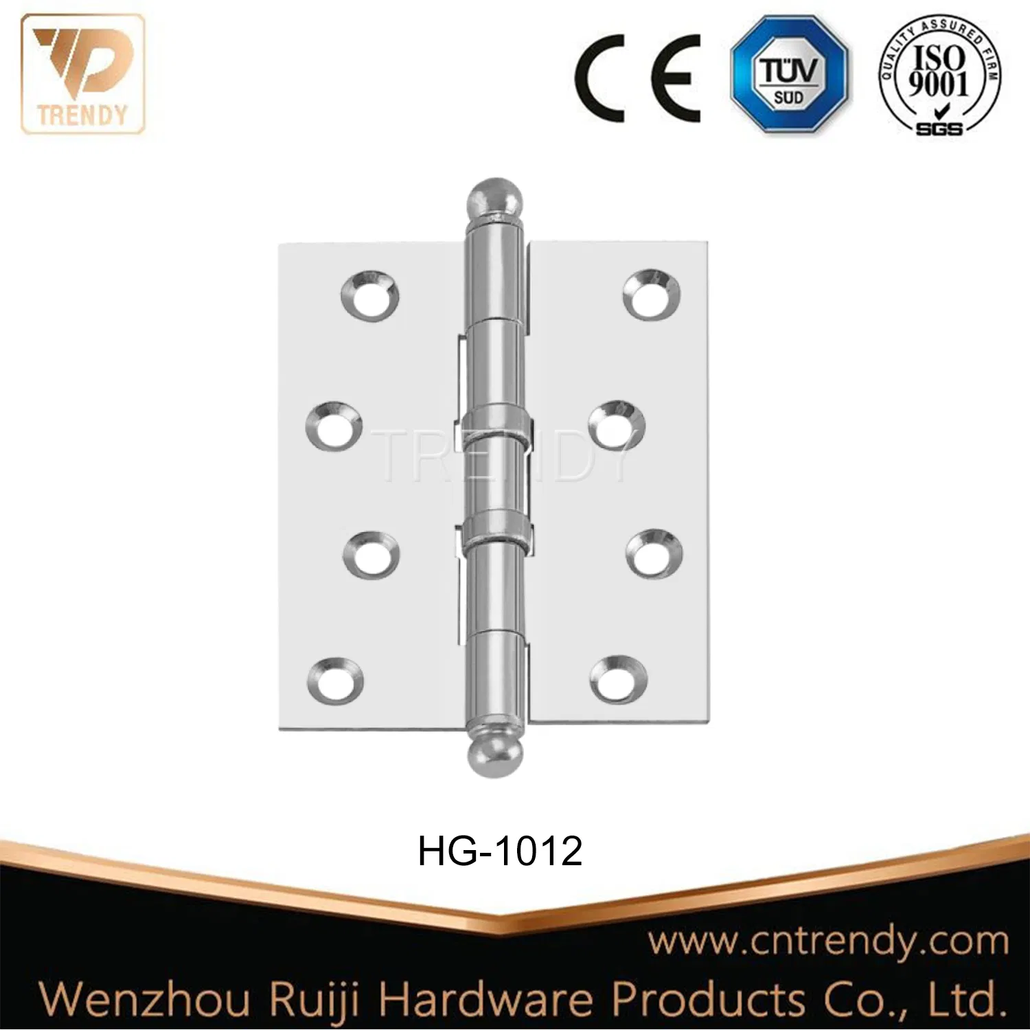 High Quality Ball Bearing Brass Hinge for Wooden Doors Window Furniture Hinge (HG-1012)