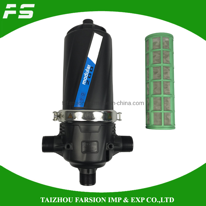 Agriculture Farm Drip Irrigation Bsp/NPT Plastic T Type 2 Inch Screen Water Treatment Filter