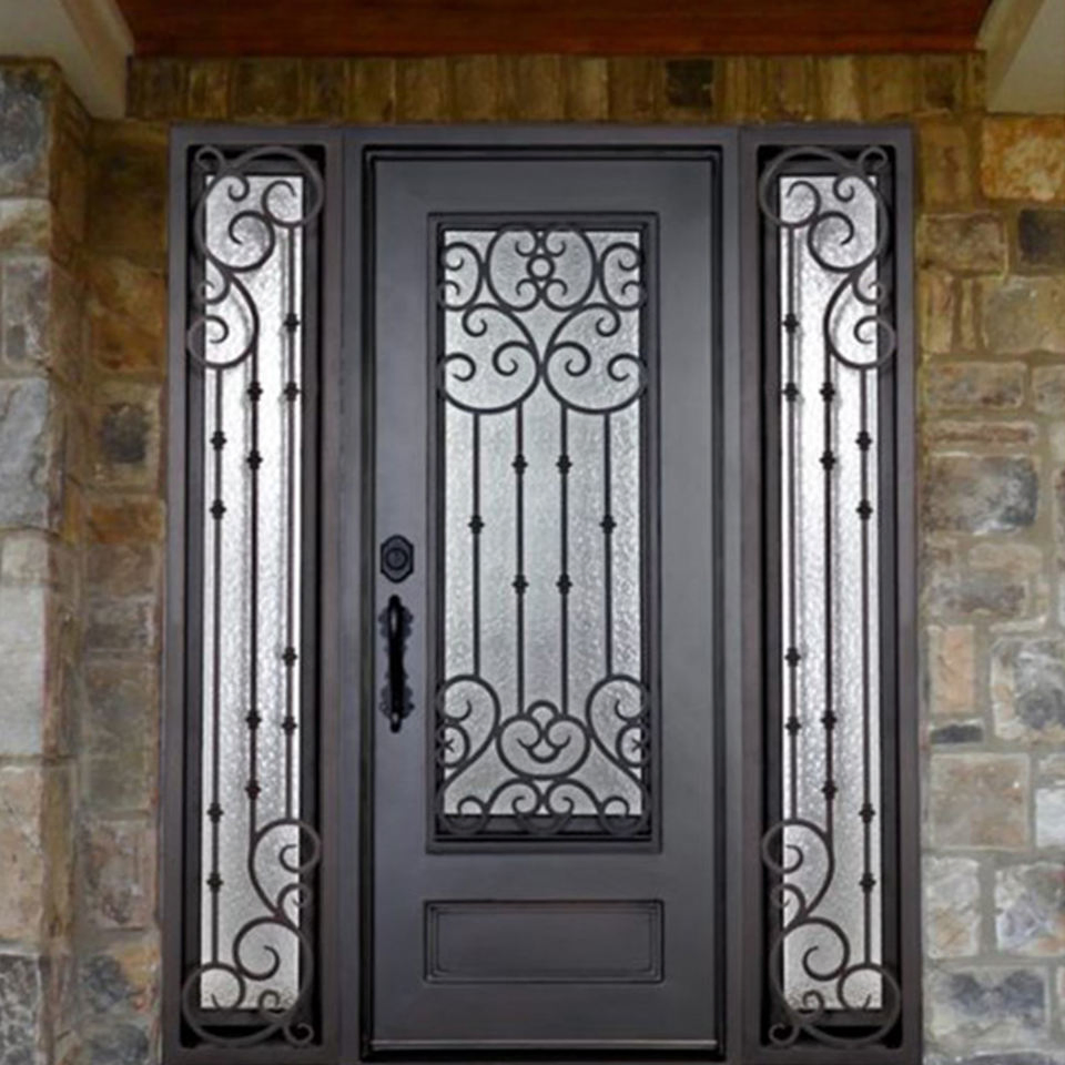 Customization Front Door Main Gate Exterior Security Steel Doors