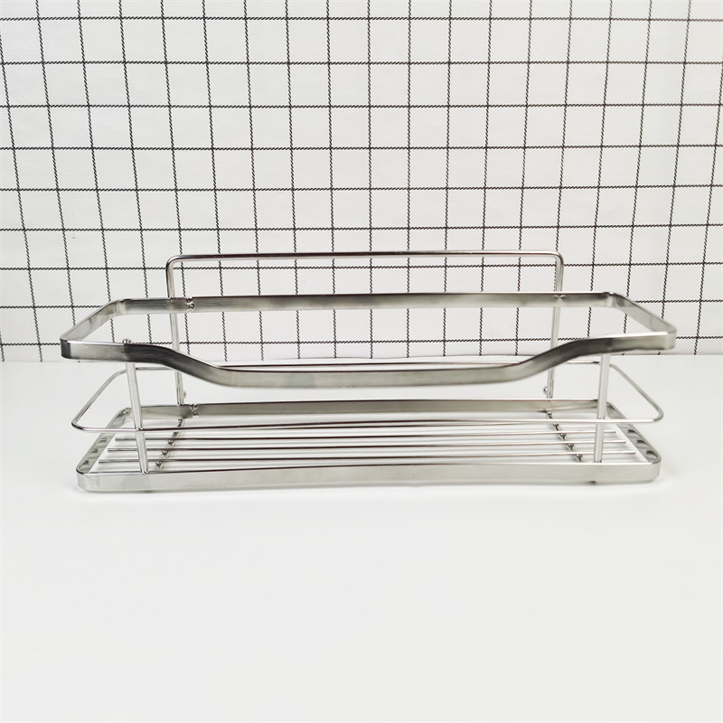 Stainless Steel Adhesive on Wall Bathroom Shelf