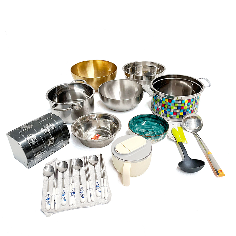 Ustensiles De Cuisine Inox Set De Casseroles Wholesale Stainless Steel Kitchenware