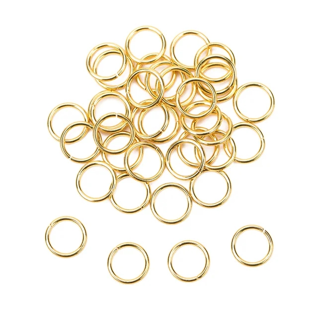 Jump Rings Open Split Ring Connectors for DIY Jewelry Making Supplies Wholesale Items