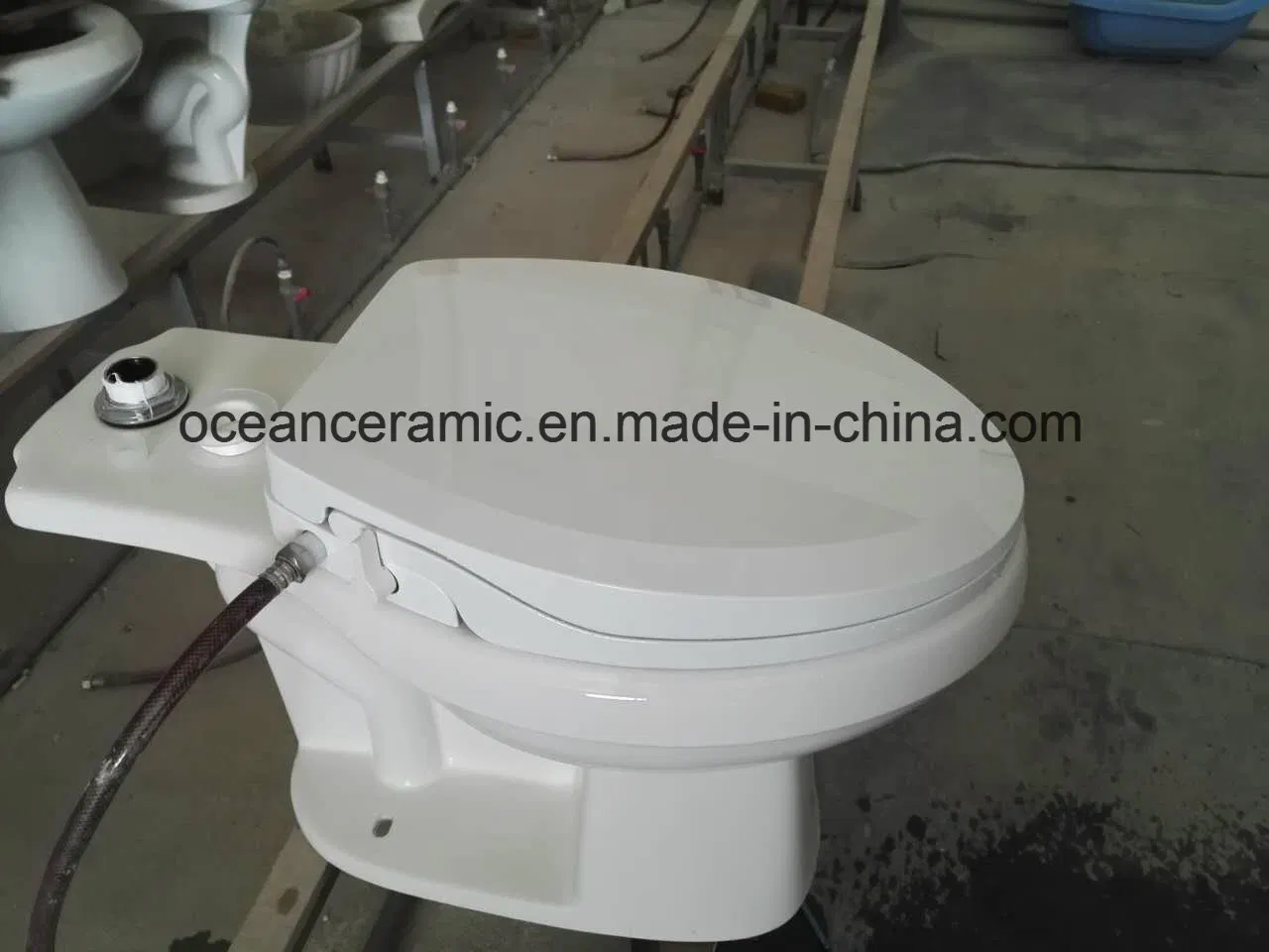 Ts-1002b Non-Elonitric Bidet Seat Cover, 2 Function Super Bidet, Bidet Toilet Seats