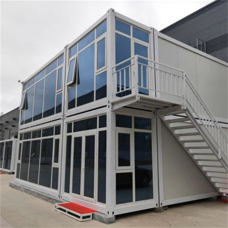 20FT Steel Frame Building Modular Office Foldable Wooden Prefabricated Container Home