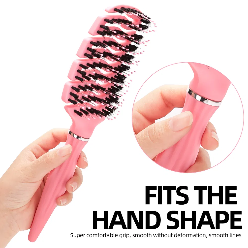 Luxury Detangling Brush Drying Curved Vented Styling Curly Hairbrushes for Women