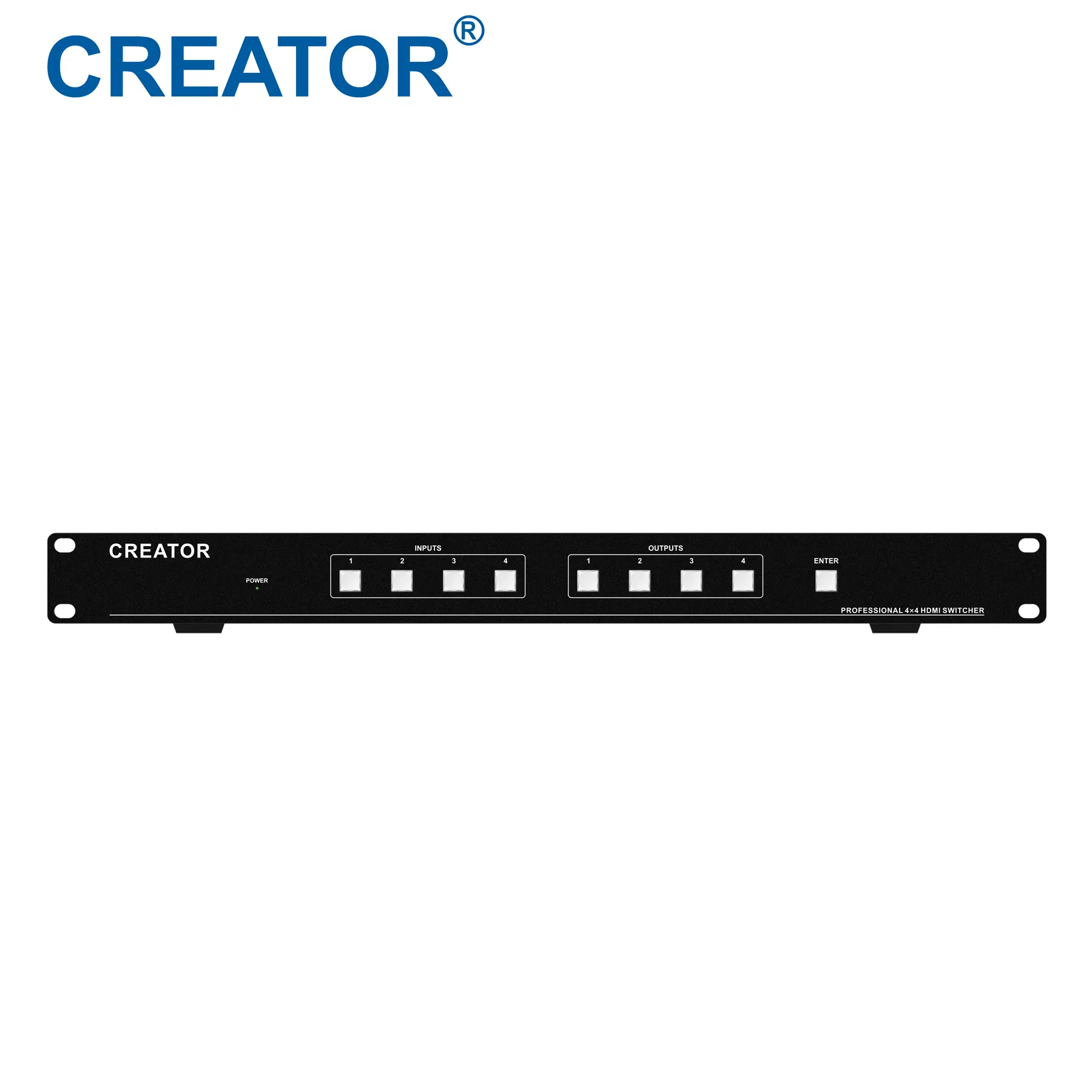 Матричный коммутатор Creator 4x4 HDMI 4K 60 Гц