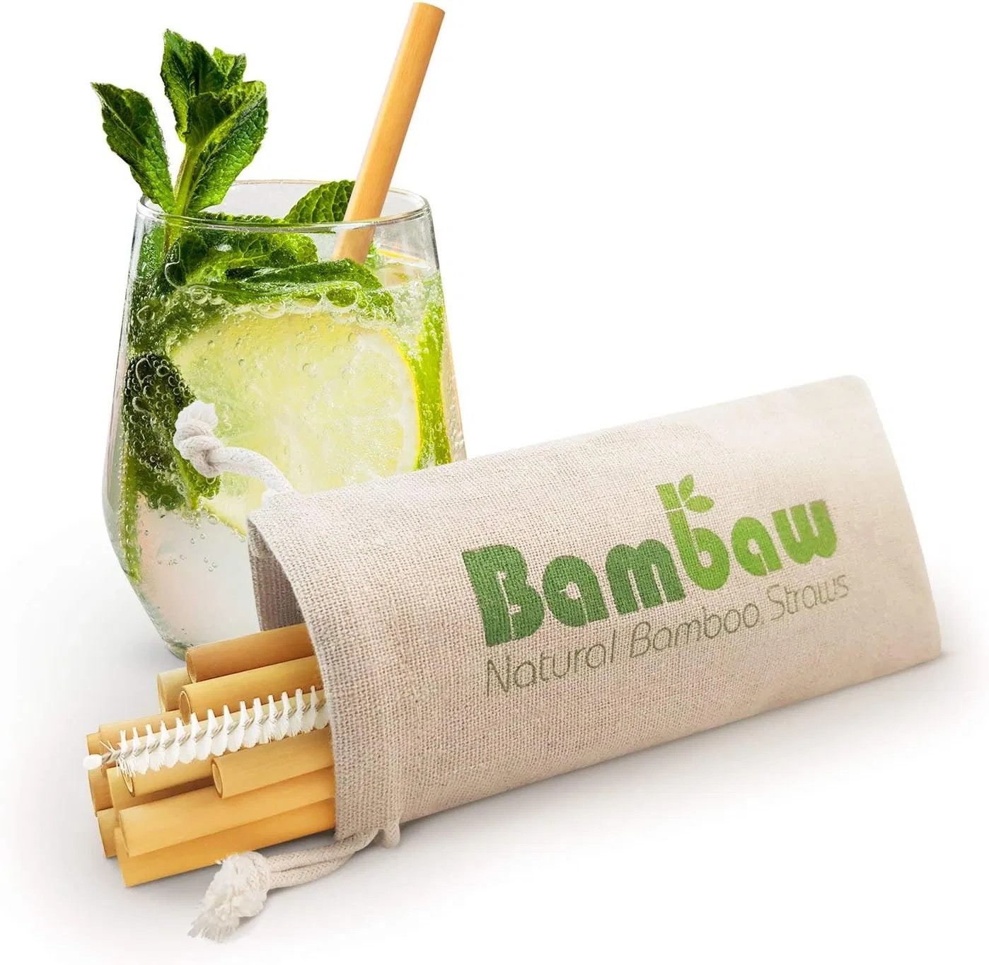 Natural Bamboo Makes Reusable Bamboo Straws