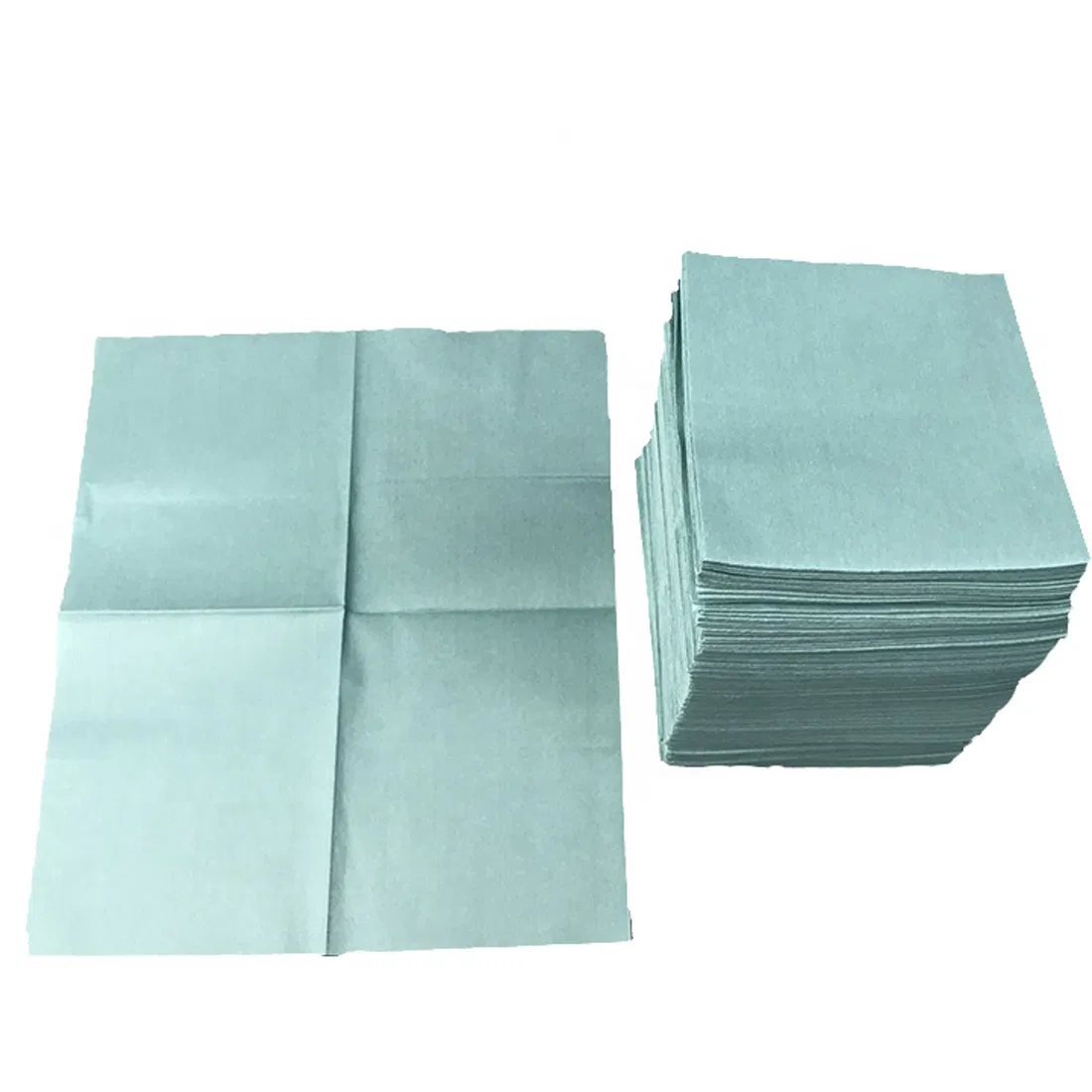 55%Cellulose 45%Polyester Blue Folding X60 Cleaning Wipes