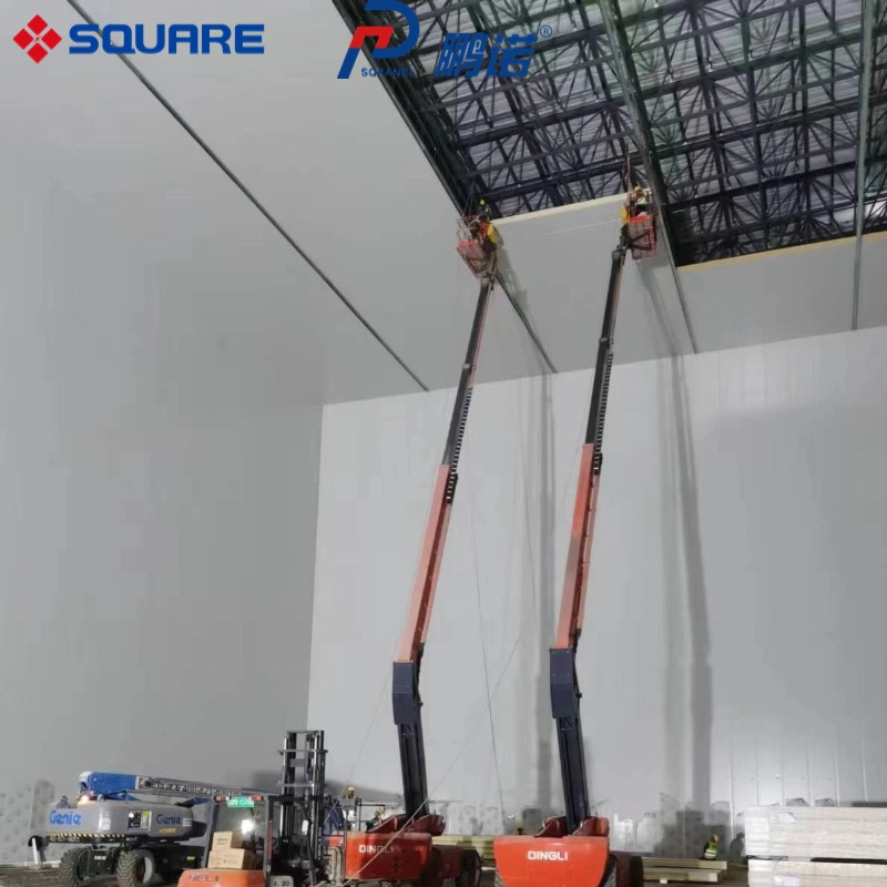 Square Insulated Panels Fire Resistant FM Approvals Cold Room PIR Sandwich Panels