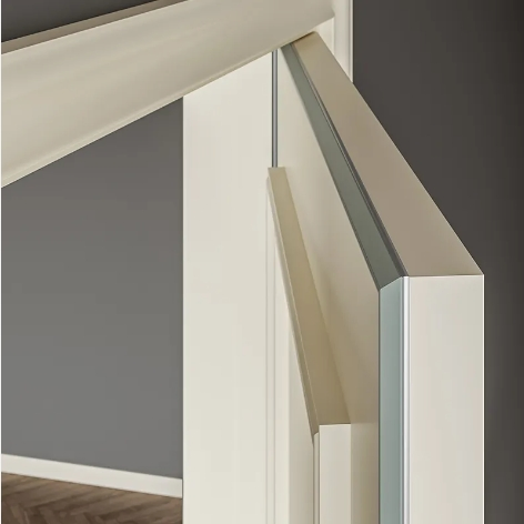 New Interior Room Water Proof Door Design Modern Waterproof WPC Solid Wooden Doors with Accessories Prehung Doors for Sale