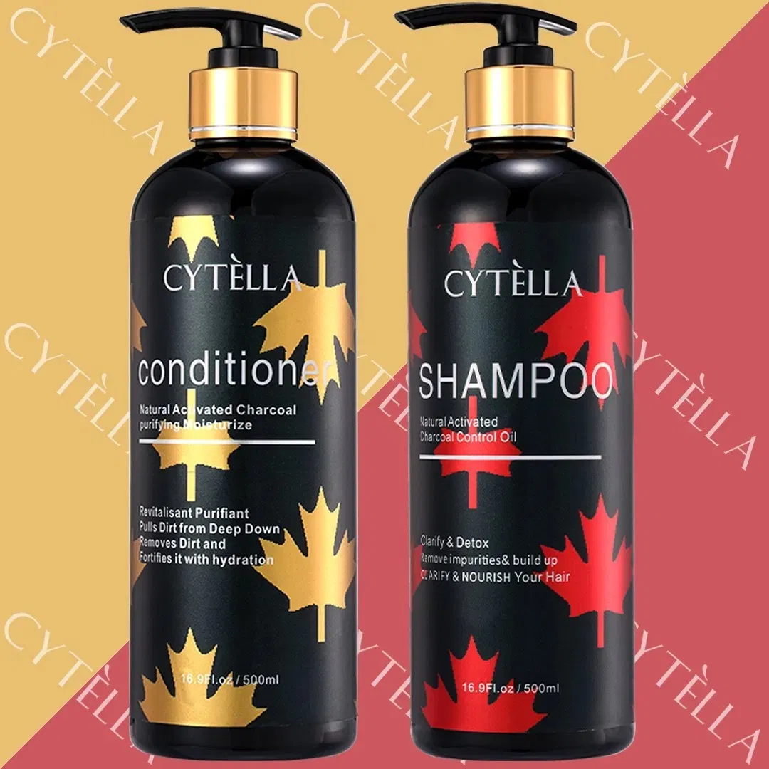 Activated Charcoal Shampoo Conditioner Set