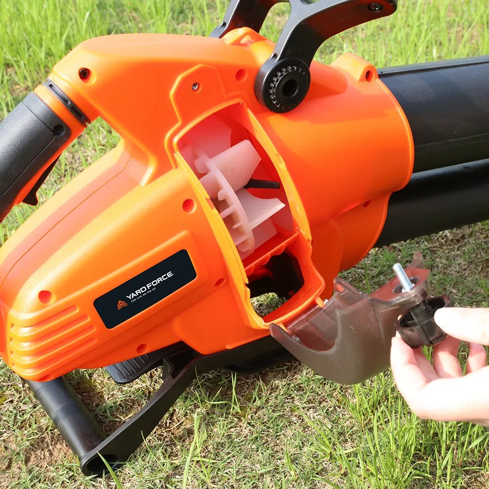 Heavy-Duty 3000W Blower/Vacuum with 45L Bag and Rake