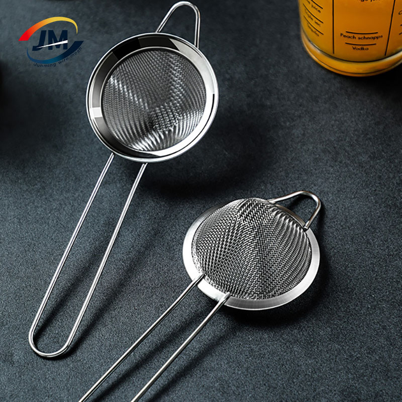 304 Stainless Steel Fine Mesh Strainers for Kitchen with Handle
