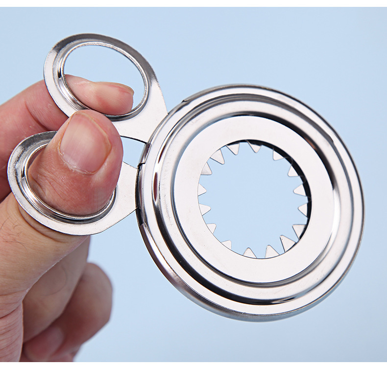 Manual Stainless Steel Egg Opener Cutter Shell Opener Kitchen Gadgets Egg Scissors