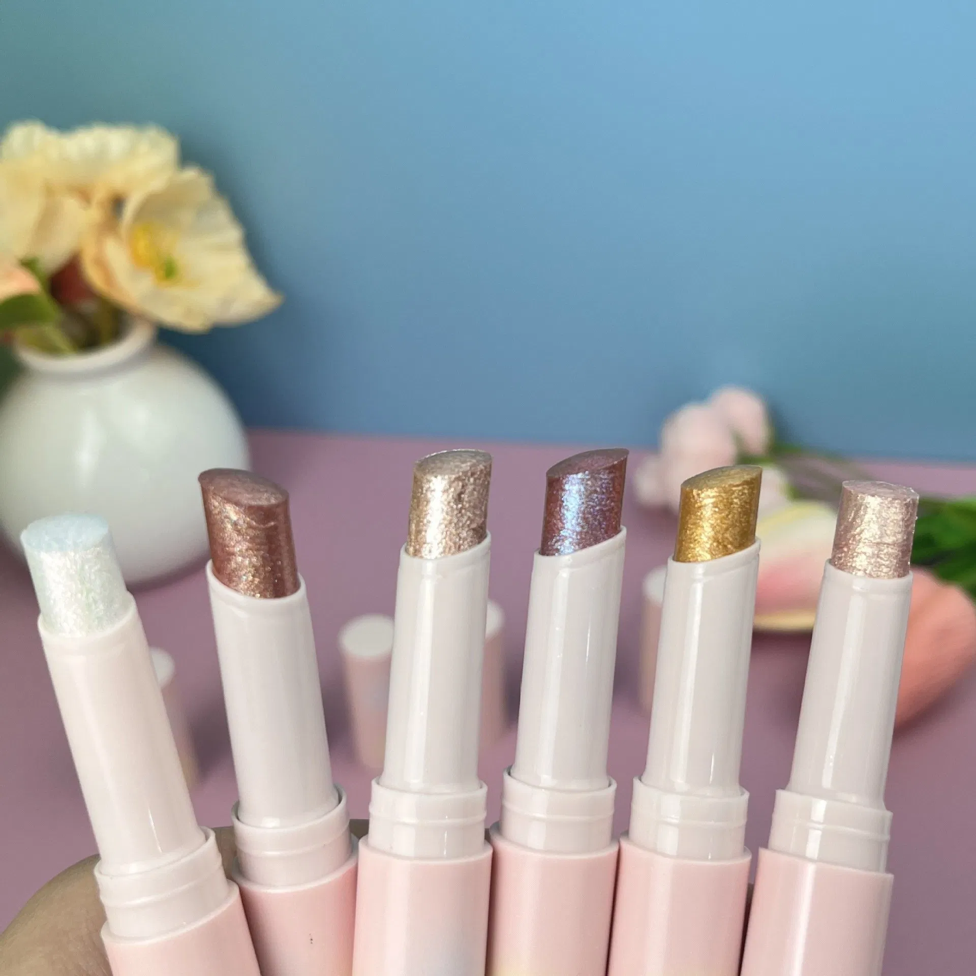 Pigment Eyeshadow Pencil Multichrome Eyeshadow Face Shimmer Highlighter Jelly Eyeshadow Stick