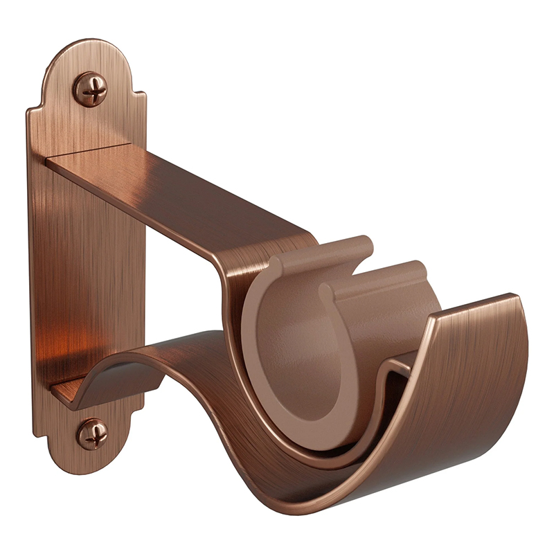 Modern Design Adjustable Wall Mounted Curtain Rod Holder