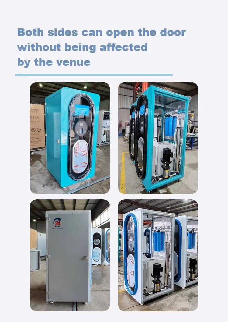 Coin Operated 800 Gallon Automatic RO Cold Water Purified Water Dispenser Water Vending Machine for Commercial Business
