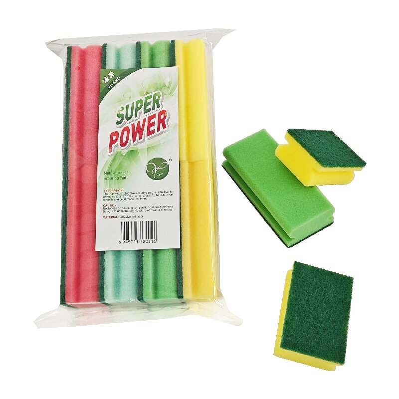 Kitchen Cleaning Abrasive Sponge Scrubber