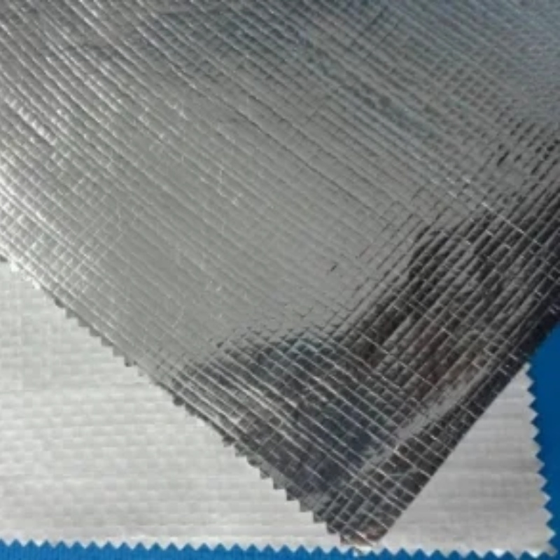 Fireresistant Woven Fabric Laminated Aluminium Foil for Building Heat Insulation