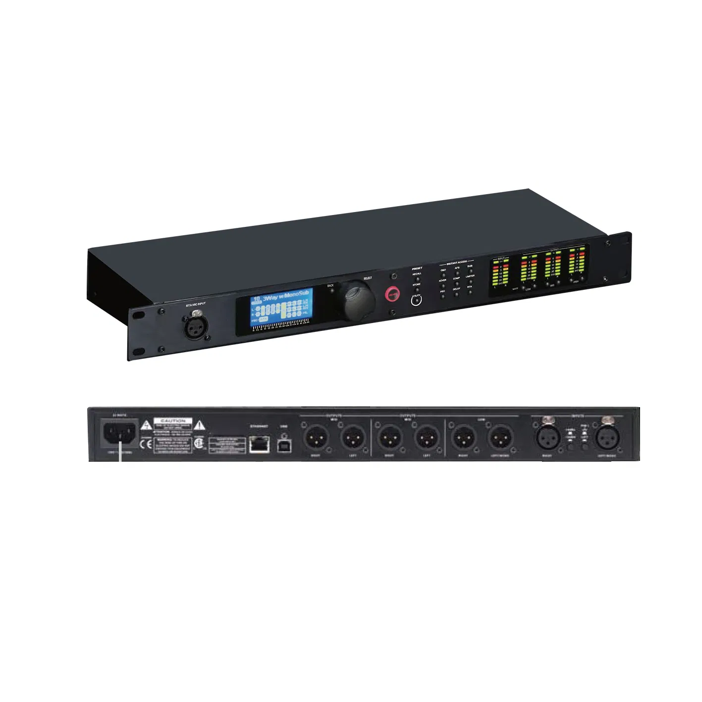 Графический эквалайзер и процессор Driverack PA, 28 полос