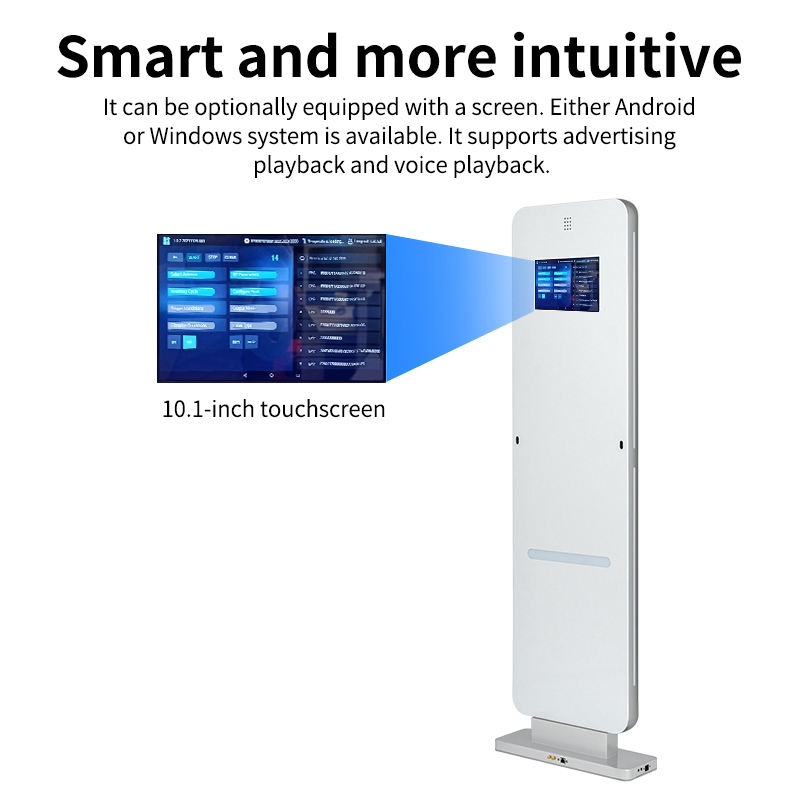 RFID Access Gates Anti-Tailgating Anti-Pinch RFID Theft Deterrent Security Gate RFID Gate Reader