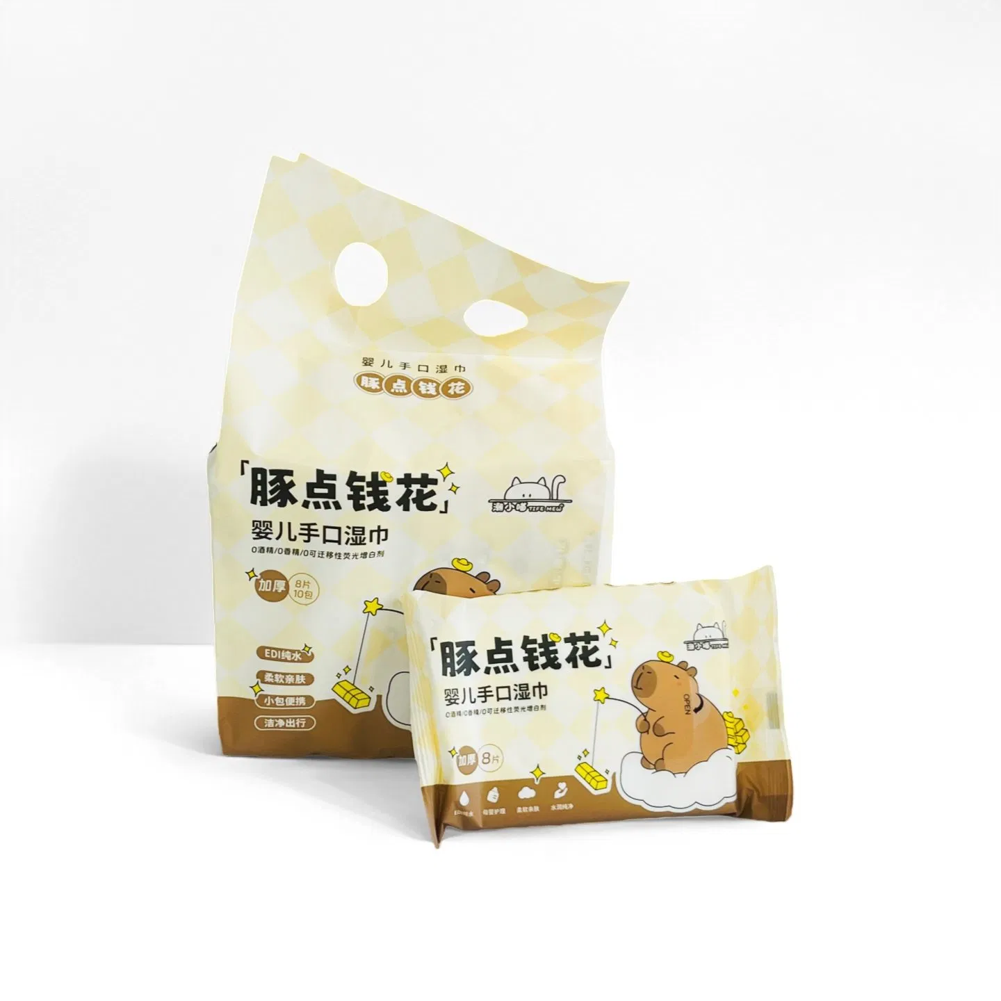 Top Sale Non-Woven Baby Wet Wipes Daily Cleaning Needs