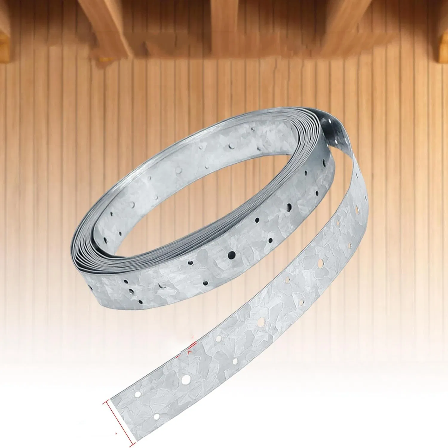 Duty Galvanized Strap for Wooden Building Connections and Structural Bracing Solutions