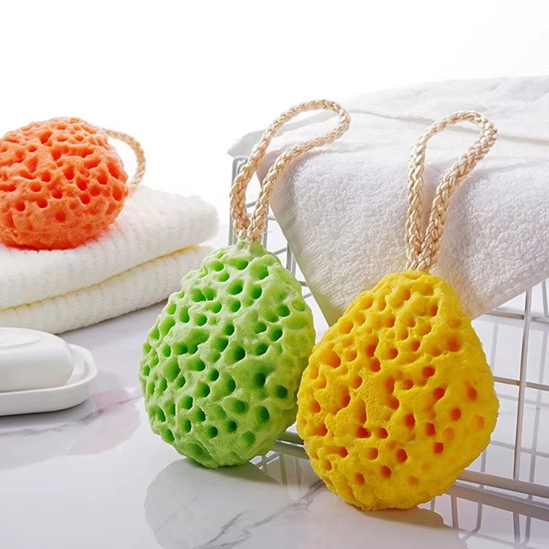 Soft Honeycomb Bath Ball Loofah Sponge Baby Bath Sponge