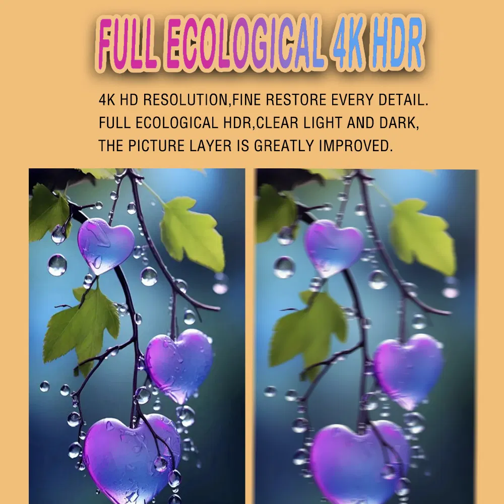 Умный телевизор Android 4K, 50-75 дюймов