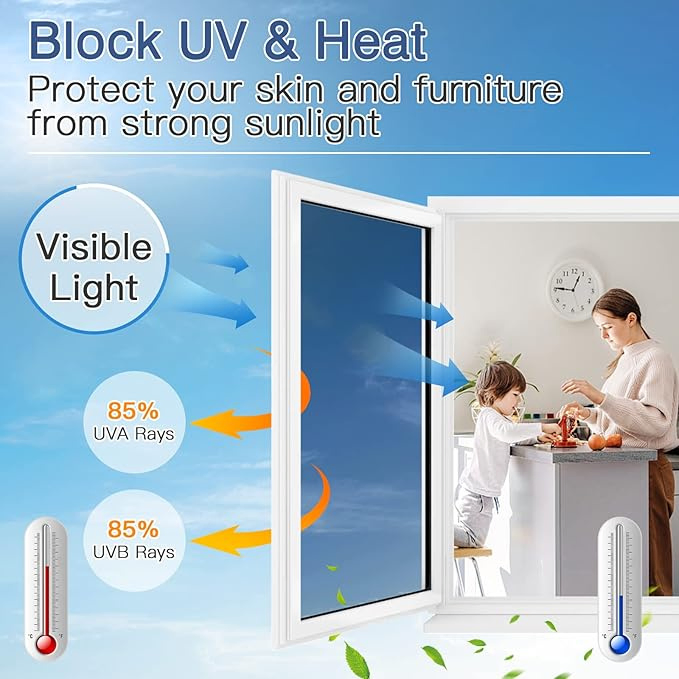 Window Heat Insulation Film Sun Protection Film UV-Resistant Glass Sticker
