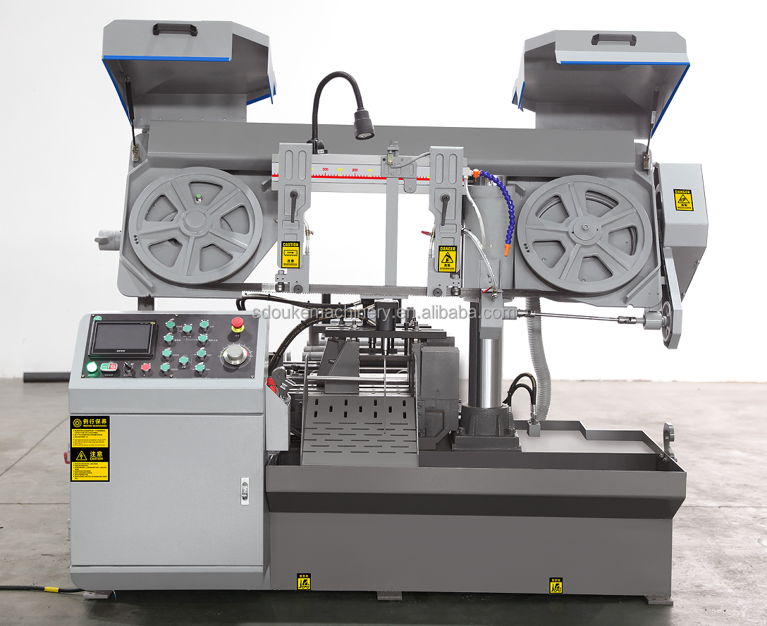 Ленточная пила по металлу полуавтоматическая для алюминия