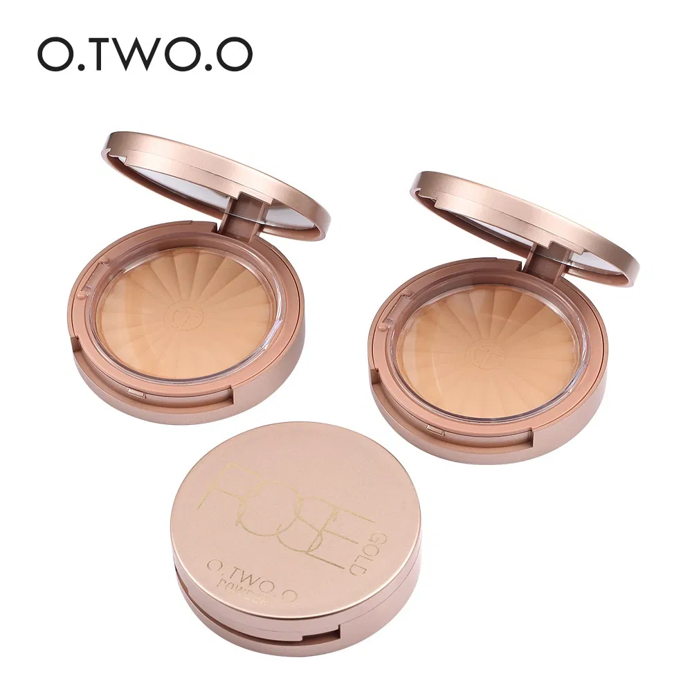 Otwo42 Powder Pressed Powder Custom Logo Private Label Face Makeup Compact Powder Highlighter Foundation Pressed Setting Powder
