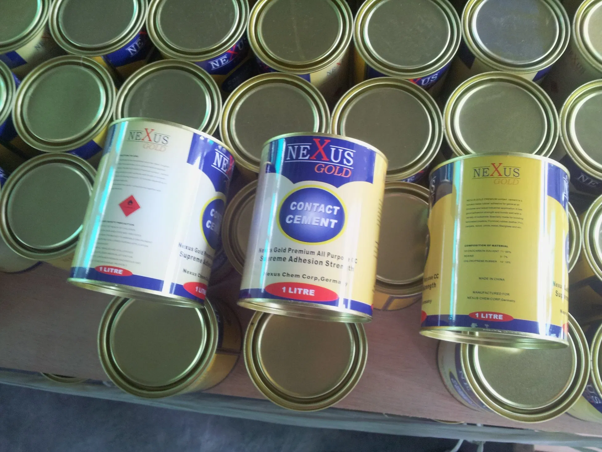 Tt818strong Viscidity Chloroprene Contact Adhesive Closet Laminate Three-Ply Board Fireproof Board