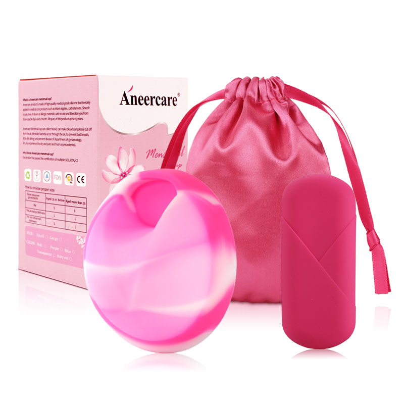 Leak Proof Silicone Menstrual Cup Period Cup Eco-Friendly Period Solution for Active Women