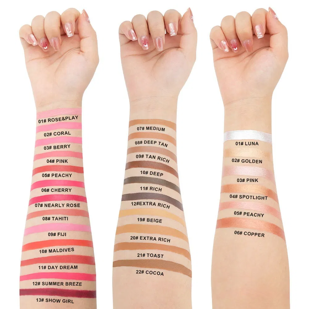 Full Coverage Cream Contour Palette Vegan Makeup Waterproof Matte Smooth Contour Concealer