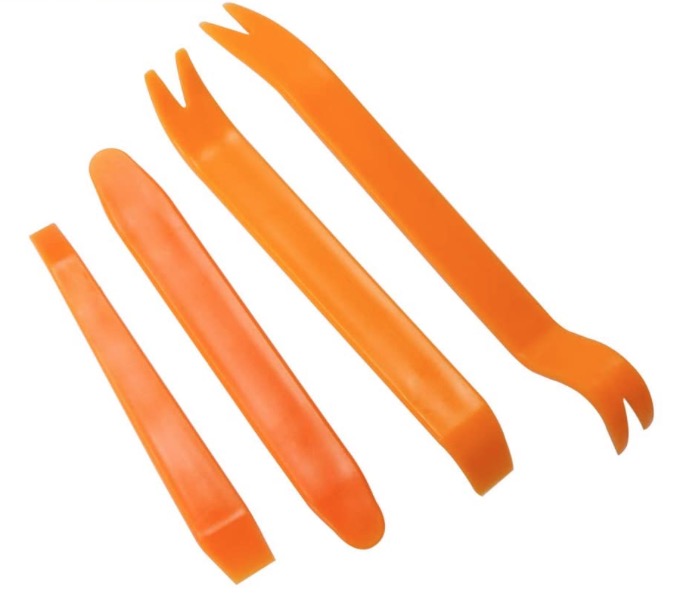 Набор инструментов для снятия автомагнитолы 4 предмета