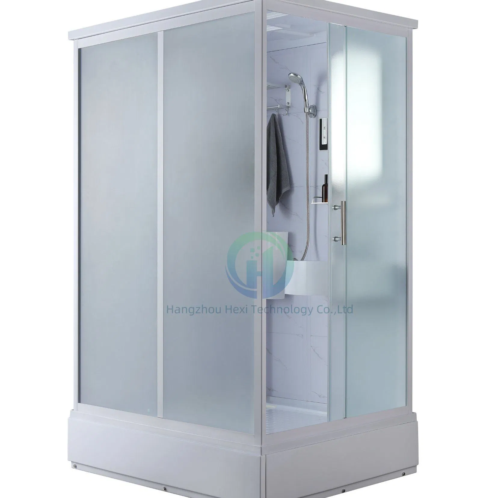 Modern Prefab Bathroom Pods with Walk-in Shower Enclosure